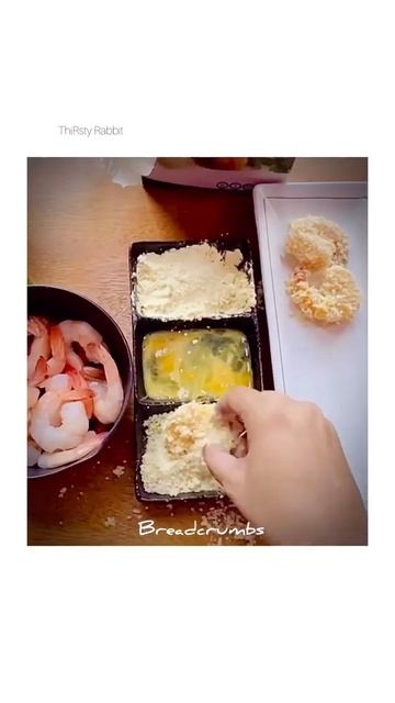 Tempura prawns #shorts
