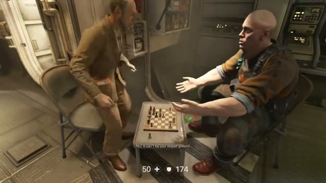 Set Roth vs Max Hass in Chest. Wolfenstein II: The New Colossus