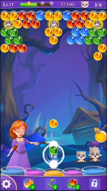 Bubble & Dragon-magic of Bubble Shooter Game #short #2 💋❤