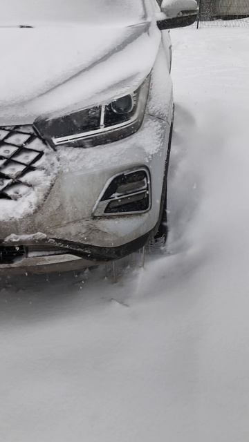 Chery Tiggo 4 Pro примерз сосульками...