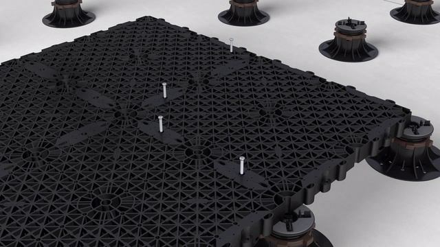 HILST GRID RAISED FLOOR SYSTEM  система для настила из керамогранита и искусственного газона