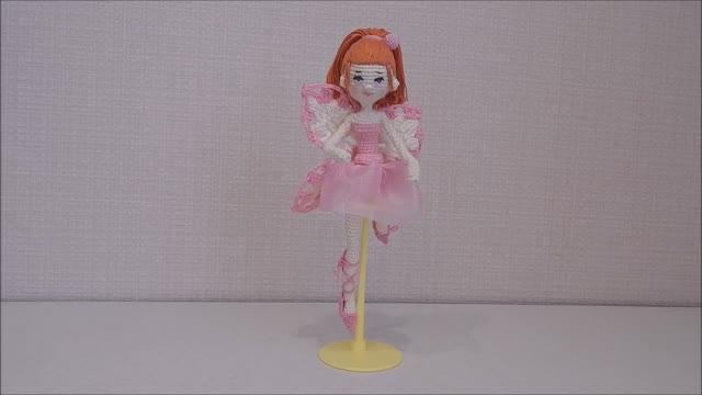 Игрушка амигуруми.Фея-балерина Мия крючком ( Сrochet fairy, сrochet ballerina).