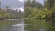 Riverdrift down the Atnarko River, British columbia.