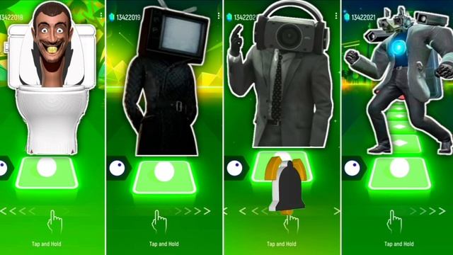 Skibidi toilet song VS Tv woman VS Photoman VS Titan Cameraman