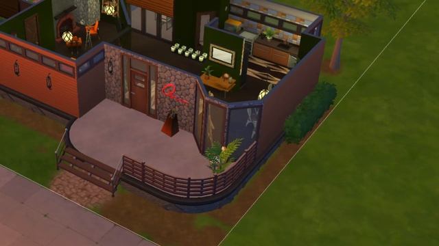 Eclectic Studio Bungalow 💚 | The Sims 4 | No CC