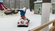 25.12.2020 15:06 пятница. Прогулка по парку в снегопад.