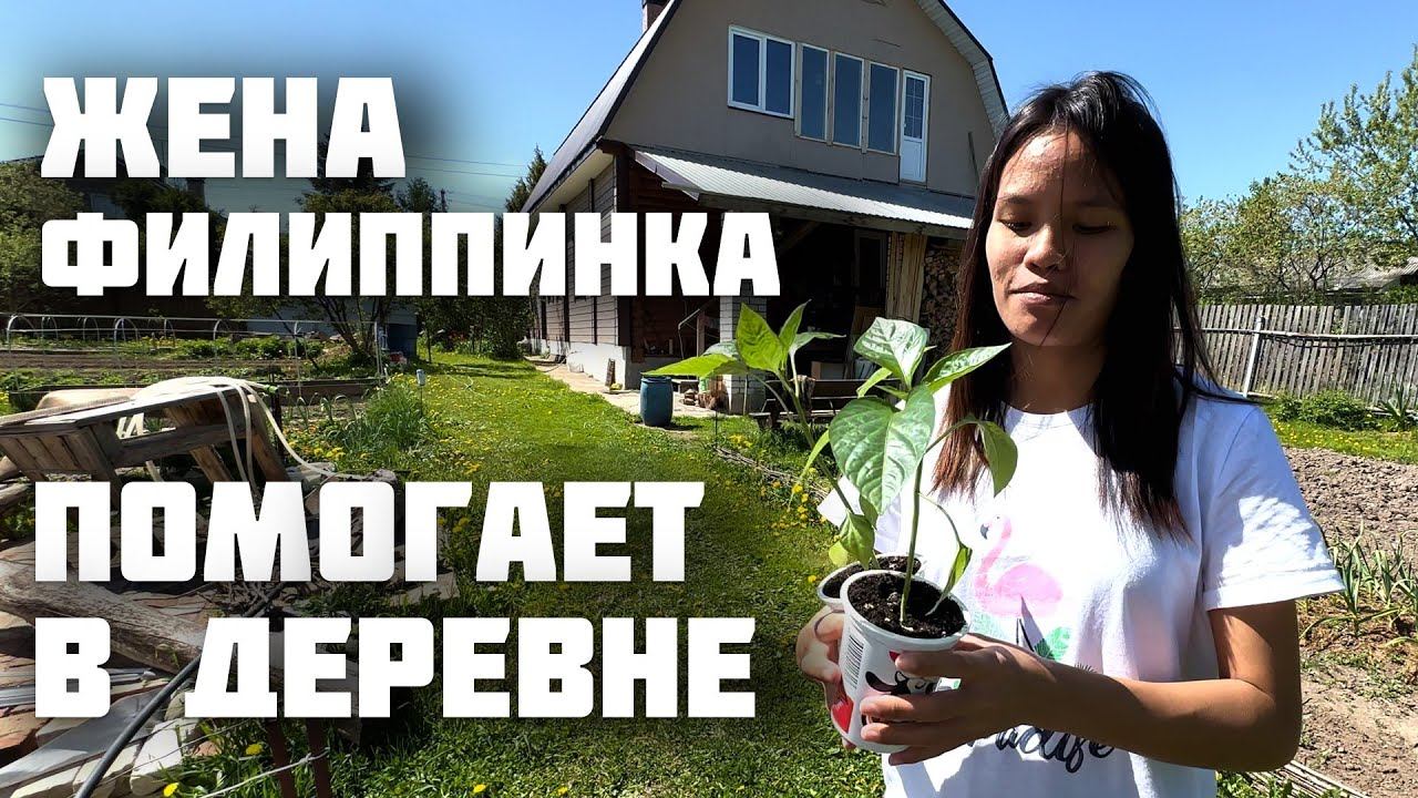 Жена Филиппинка Помогает в Деревне / Показываю Дом / Съездили на Чудесный Закат