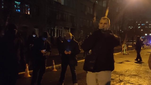 Євген Карась "запалює" на контрмітингу біля МВС України у Києві