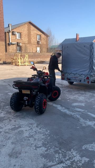 Отгрузка квадроцикла PROMAX TAURUS 300 клиенту! Мотосалон X-MOTORS г. Уфа