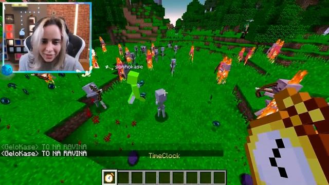 joguei MIL PEROLAS DO ENDER AO MESMO TEMPO no Minecraft!