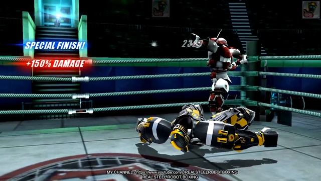 REAL STEEL WRB Shogun VS Noisy Boy & Tackle & Albino & Gridlock & Fat Boy & Axelrod & Twin Cities