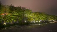 Cyberpunk city atmospheric walk. Guangzhou, China.