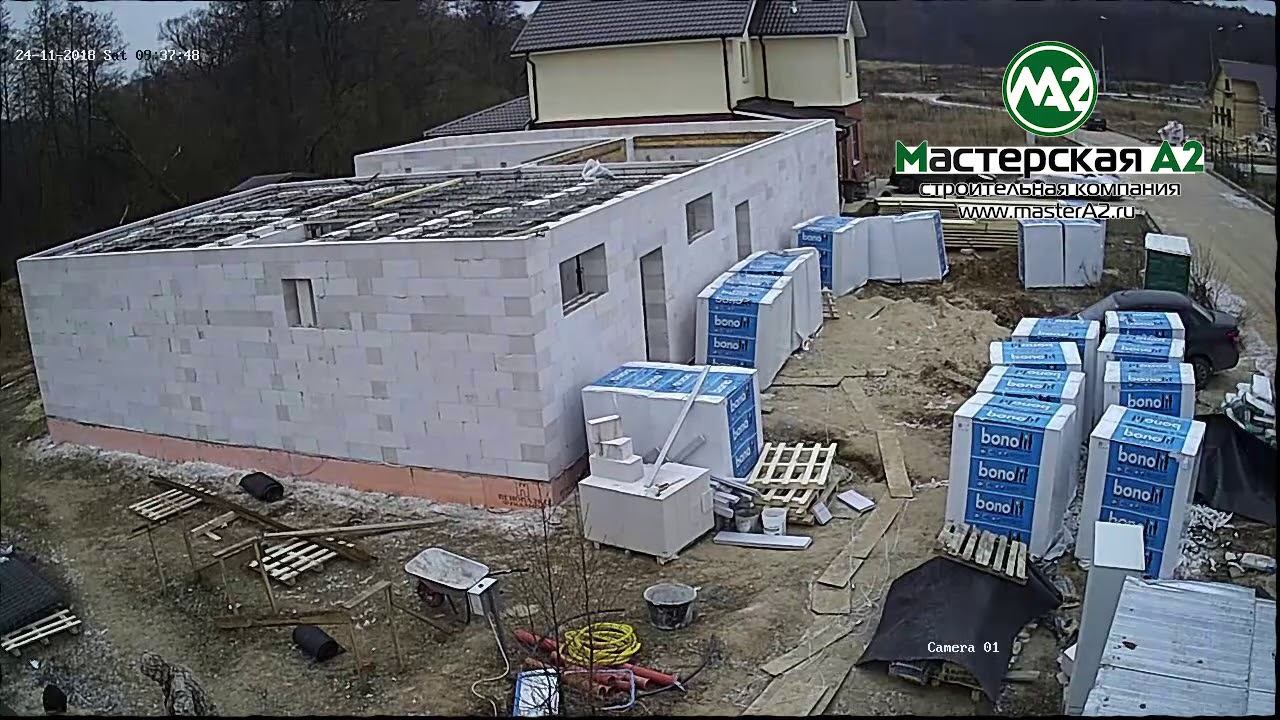 Построить дом за 3 минуты, timelapse