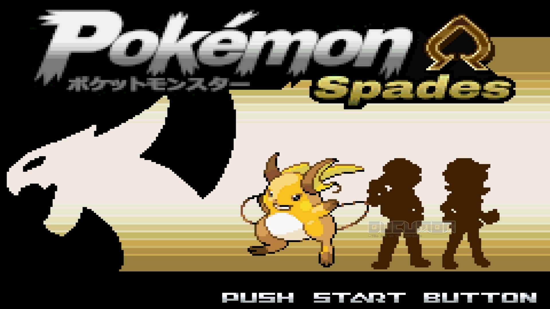 Pokemon Spades and Clubs - взлом GBA ROM, новая история, новый регион, совершенно новый фейковый мон