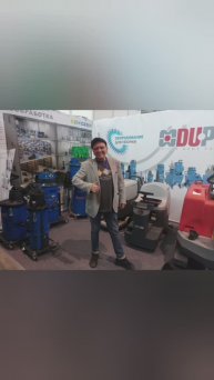 Дамир Ильгамович(Блогер) у нас на стенде на выставке Металлообработка.