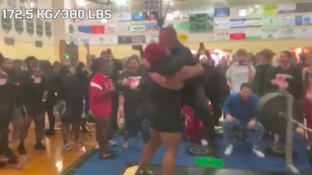 Teenage Girl Benches 380 lbs In Front Of Entire Highschool