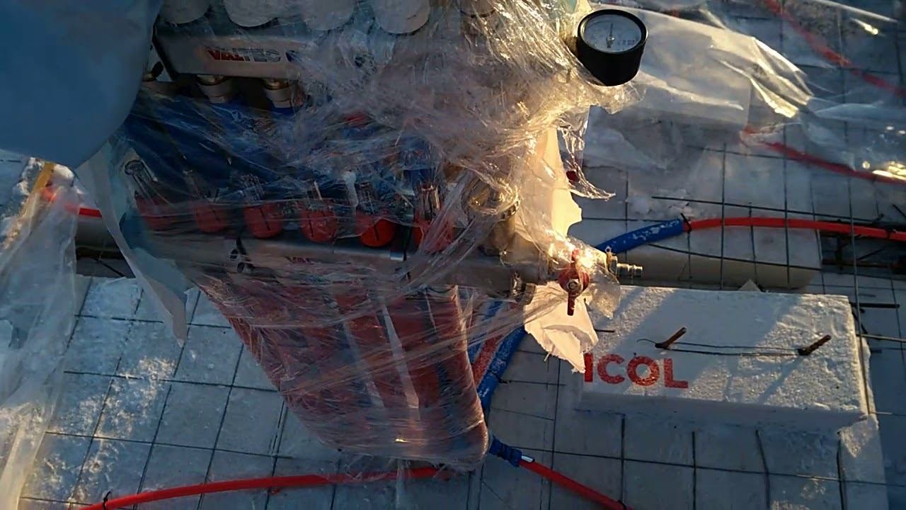 Как опрессовывать теплый пол