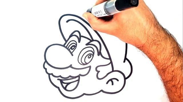 КАК НАРИСОВАТЬ БЫСТРО MARIO BROS И ЛЕГКО, ШАГ ЗА ШАГОМ