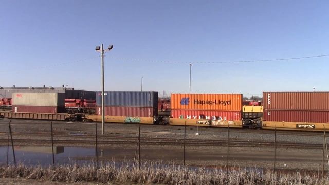 CP Rail Action at Weston Shops - 4/19/2016