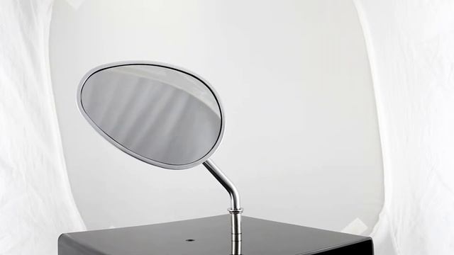 Magazi Motorcycle mirror Ellipse chrome aluminum 5/16" Emark fit for Harley