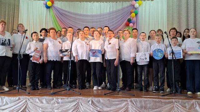 Верхнеигнашкино. Акция «Космическая песня»