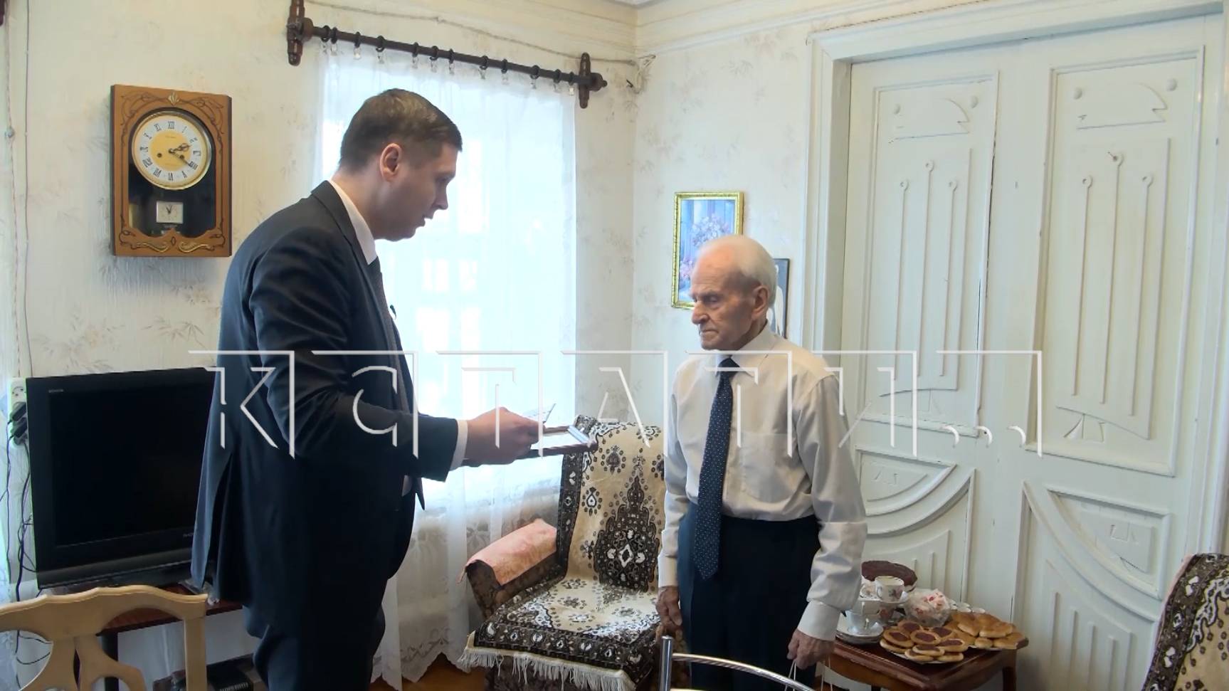 Медаль в честь 80-летия Победы вручили 101-летнему ветерану