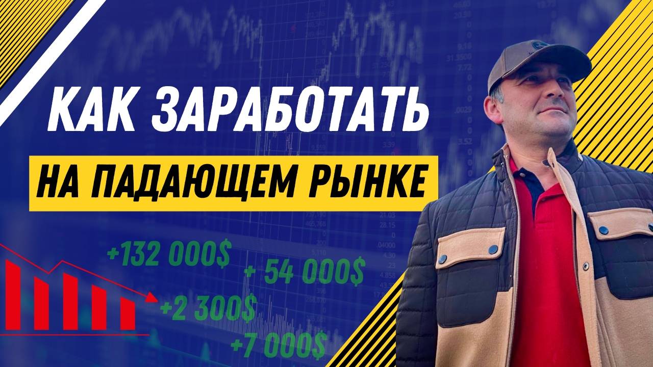 📉 Как заработать пока рынок падает? Опционы в Действии | Страхование Опционного Портфеля