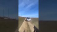 В Житомире прошли соревнования между бричкой ухилянта и джипом НАТОвских холуёв из ТЦК