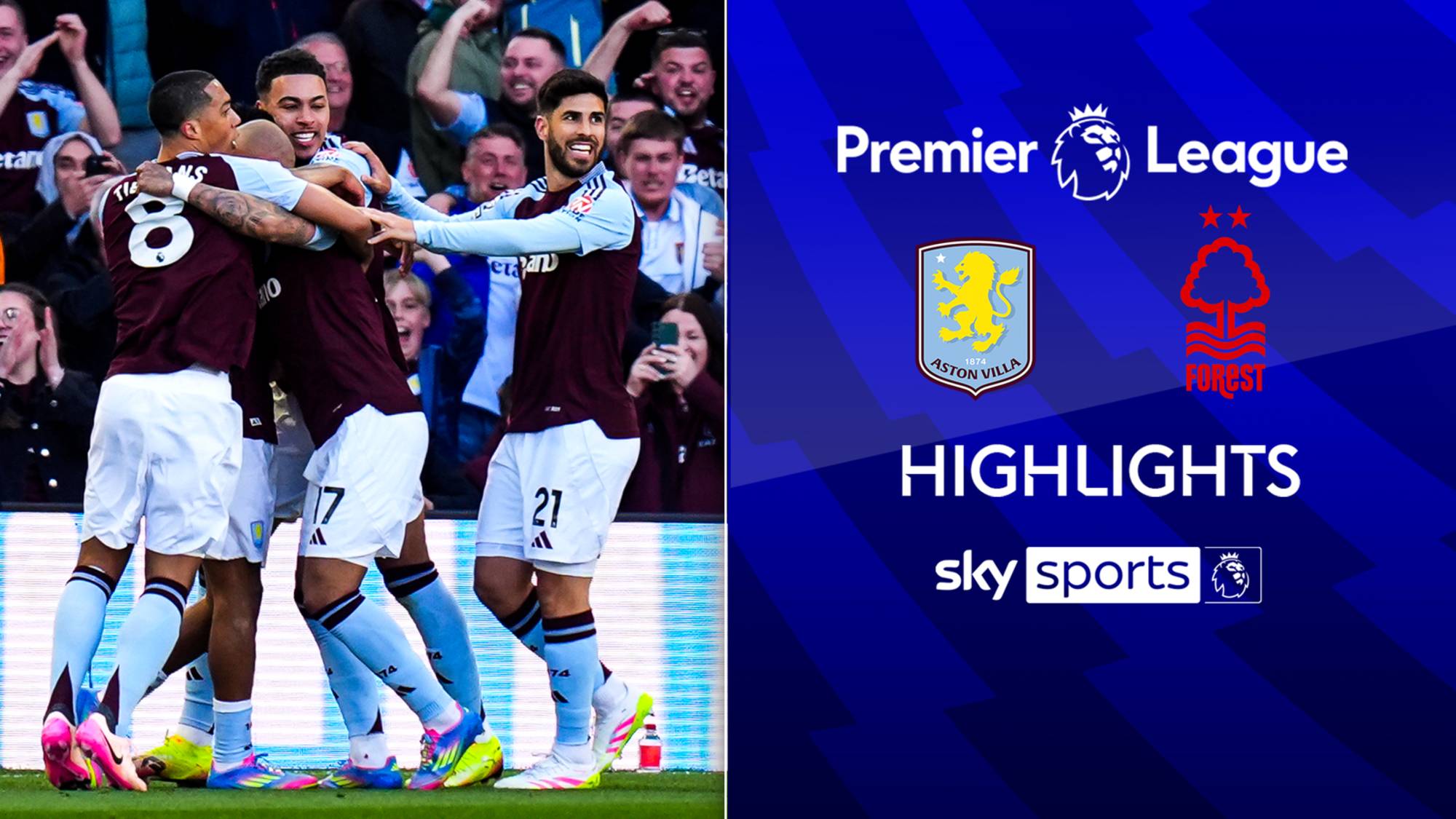 Обзор матча 31 тура Английской Премьер-Лиги НА РУССКОМ. Астон Вилла - Ноттингем Форест