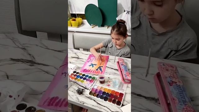 Творческий вечер. Рисуем весну.