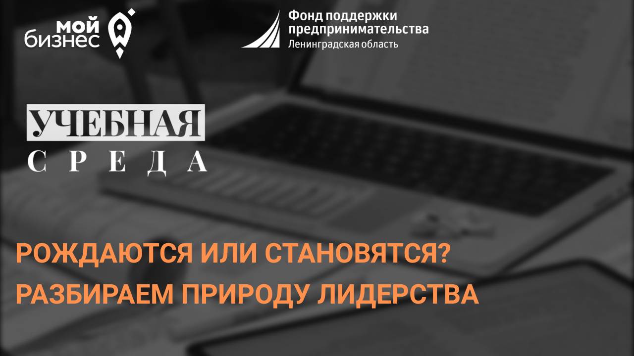 Учебная среда «Рождаются или становятся? Разбираем природу лидерства» - 09.04.2025