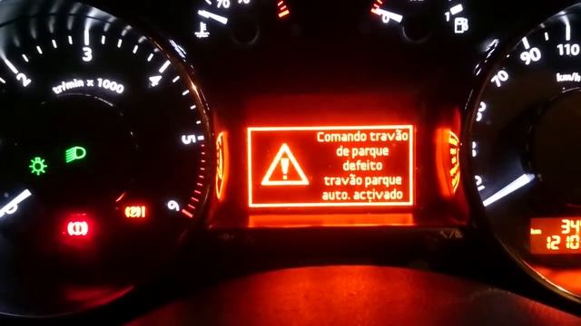 Peugeot 3008 | Erro | Travão de mão elétrico