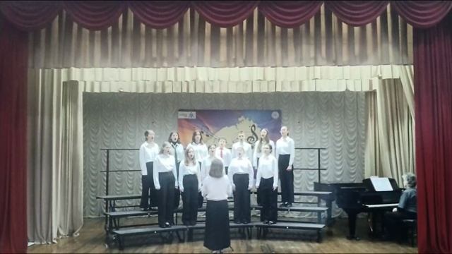 Хор старших классов_«Богородице Дево, радуйся»_«Хвалите Господа с небес».