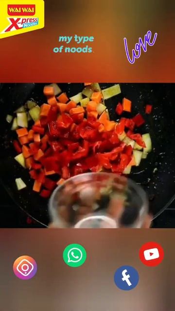 Новый и вкусный рецепт смеси с лапшой Wai Wai Xpress и ее изысканным пакетом смеси специй.