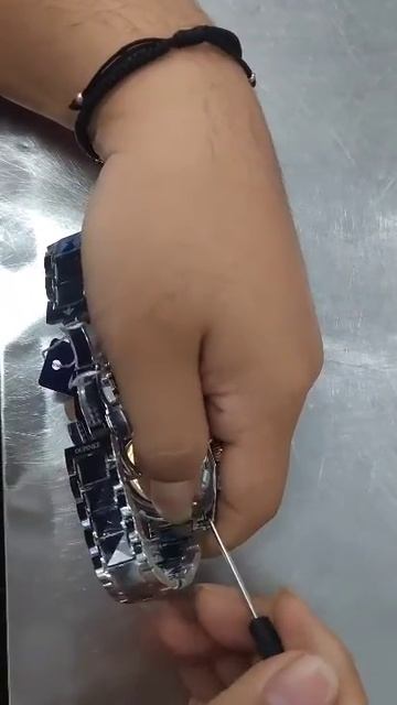 I will show you how to fix the tungsten steel watch band - 2 !!!