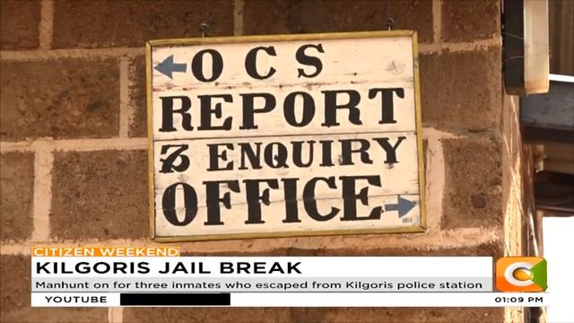 Manhunt on for three inmates who escaped from Kilgoris police station