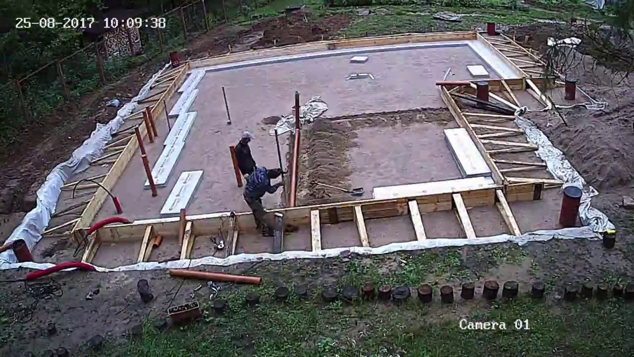 Строительство УШП для одноэтажного каркасного дома в КП "Марков Лес"