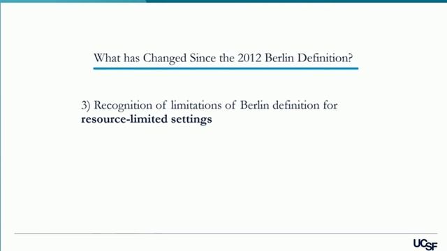 Do new criteria make much difference In ARDS Carolyn S Calfee ISICEM-44 (2025)