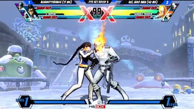 UMVC3 Thursday Night Smackdown Exhibition Series -  UG| Jako Man VS AgaisnstTheRage FT5 Set Rocky 3