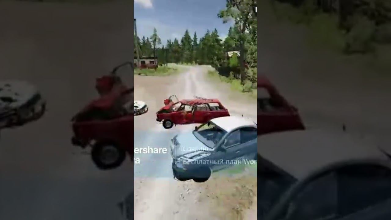 Шанс выжить #Shorts #TikTok #BeamNGdrive #BeamNG #BeamDrive