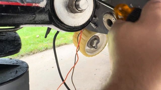 Outdrive manifold and mercathode replacement.