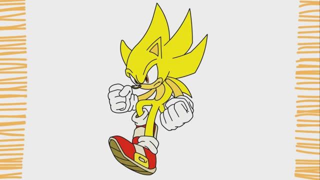 Как нарисовать СУПЕР СОНИКА SUPER SONIC X I Легко