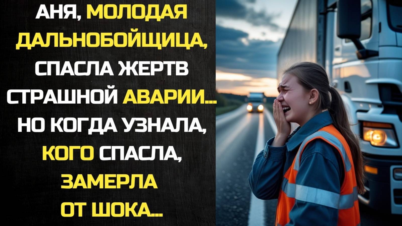 Истории из жизни. Аня молодая дальнобойщица Аудио рассказы Жизненные истории слушать