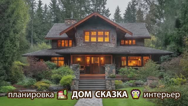 Сказочный дом мечты – 3D идея для вдохновения с планировкой и интерьером 🏡🏚️🏠 вариант (30)