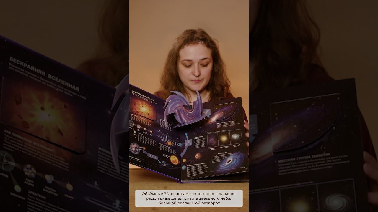 Мария Попова - шеф-редактор издательства "Эксмо" о книге Космос. Большая 3D-энциклопедия