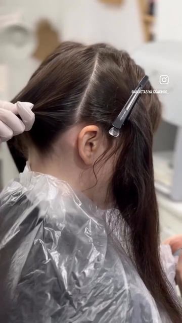 Окрашивание корней,красителем LAROS BEAUTY