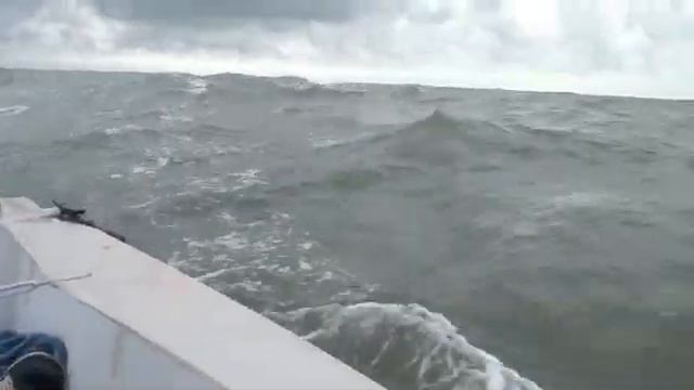 Sailfish 18 & Cobra 850 in company (Offshore in breaking seas)