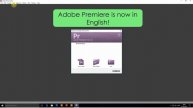 Adobe Premiere CS5 how to change language
