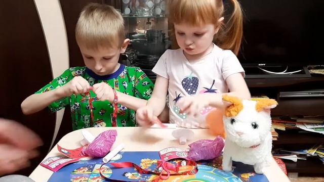 Саша и Аня открывают сюрприз. Милые фигурки Pikmi POPS.