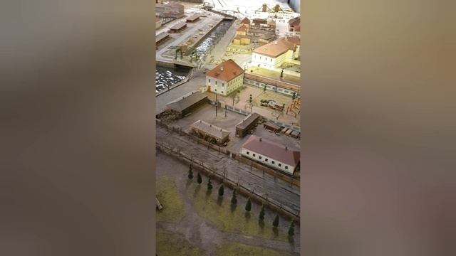 Музей-макет Петровская акватория. Дома, верфи, гуляния, строительство военных караблей и т.д.